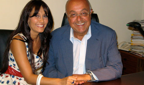 FRANCESCA ALDERISI E MASSIMO MAGLIARO, PRESIDENTE DI RAI CORPORATION